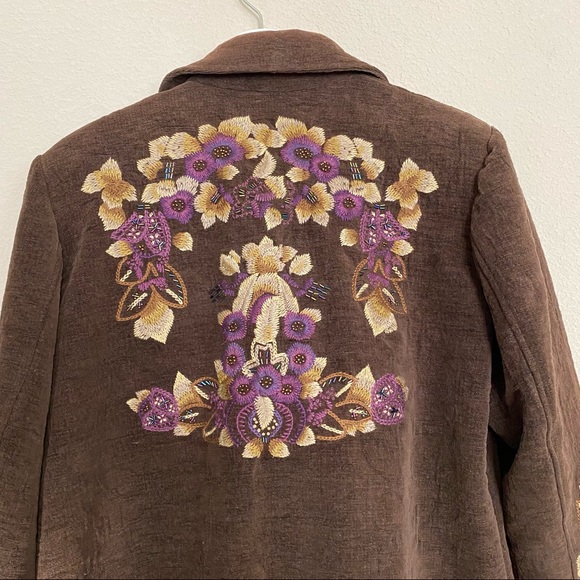 Coldwater Creek Embroidered Jacket - Picture 4 of 12